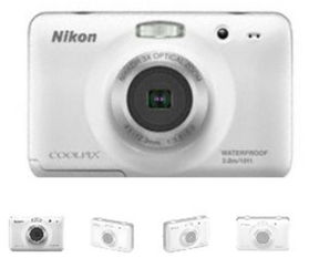 尼康 nikon s30 数码相机 1014万 2.7寸屏 3倍光变 3防