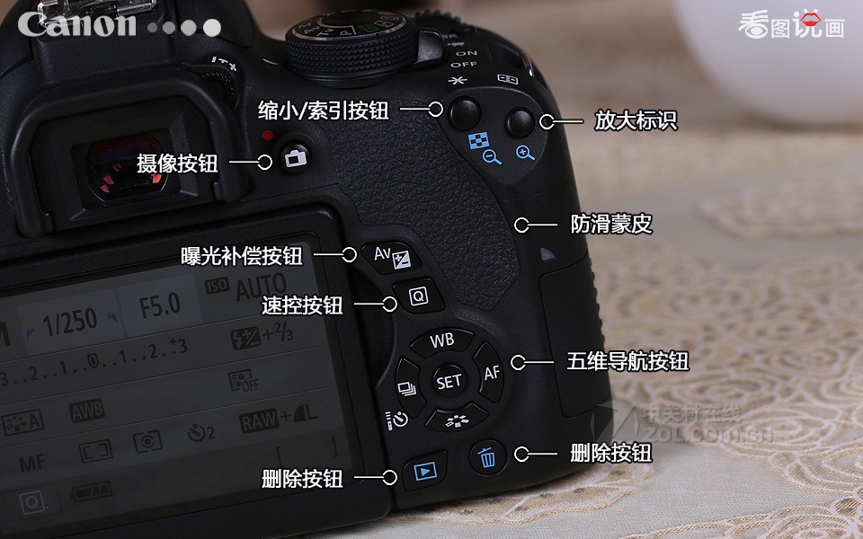 【高清图】佳能750D(单机)数码相机评测图解 第13张-ZOL中关村在线
